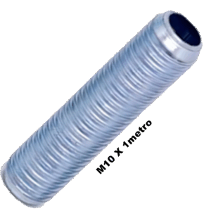 BARRA ROSCADA NIPE M10 X 1m TRANS
